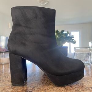 Torrid block heeled booties. Size 8WW fits closer to a 9.